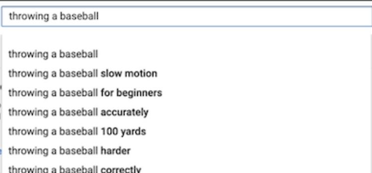 youtube auto complete