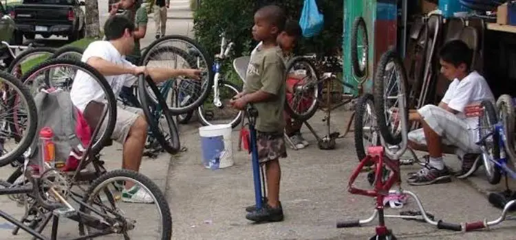 CLEANING AND FIXING BIKES