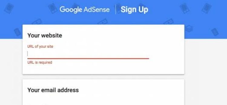AdSense Sign Up