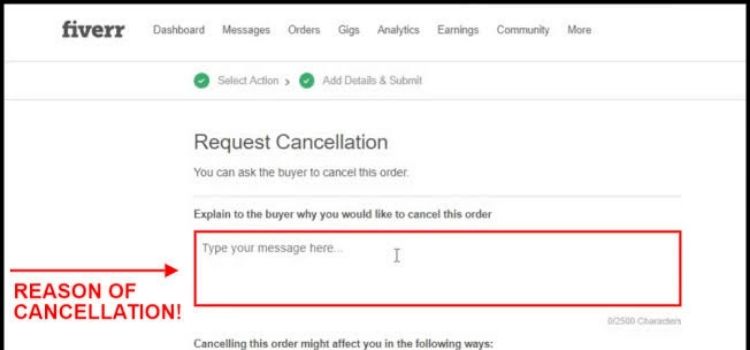 Request Cancellation