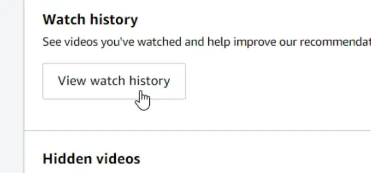Delete Movies And Shows watch history