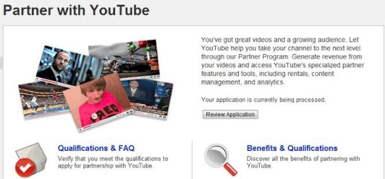 Youtube partner program