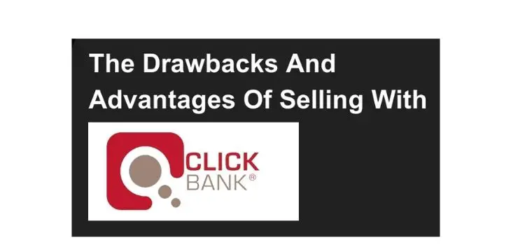 drawbacks of clickbank