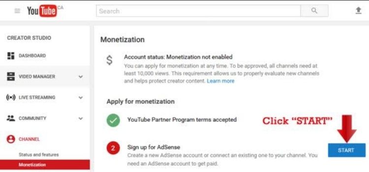 youtube monetization