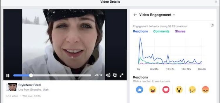 video stats on facebook