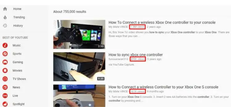 track of your YouTube search results