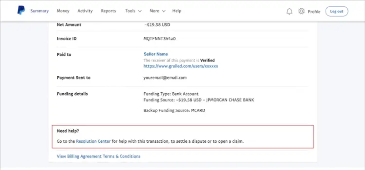 Using Paypal to File a Dispute