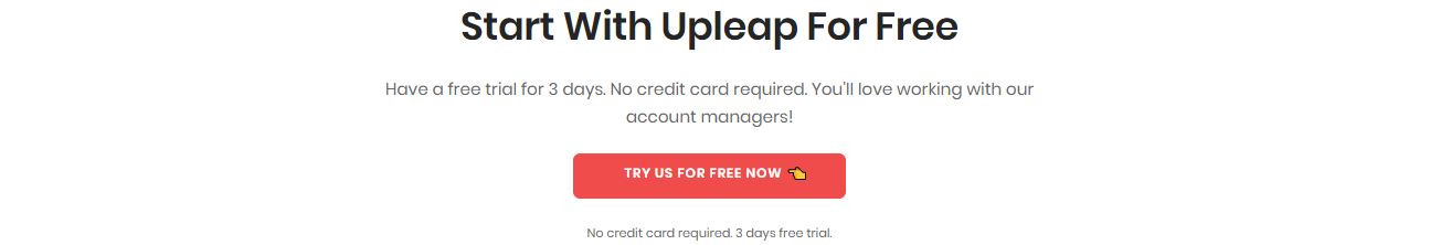 Upleap 3 days free trial