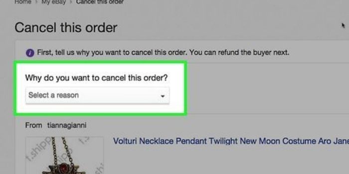 cancel this order