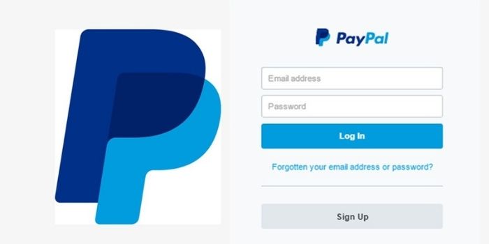 paypal login