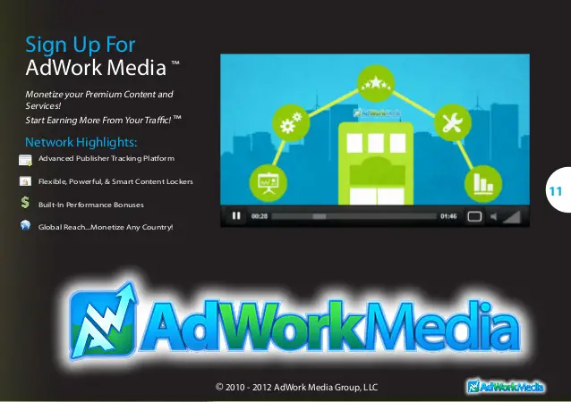 AdWorkMedia homepage