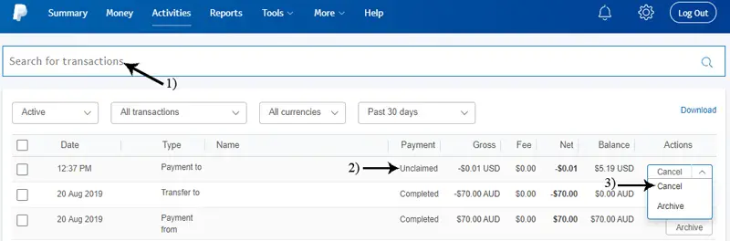 How to Know a Claimed PayPal Payment