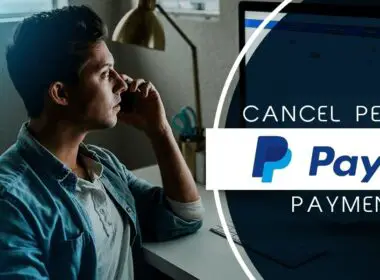 how to cancel pending PayPal payment