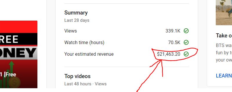 how much i made on youtube