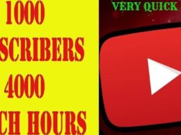 how to get 1000 subscribers and 4000 watch hours fast and easy