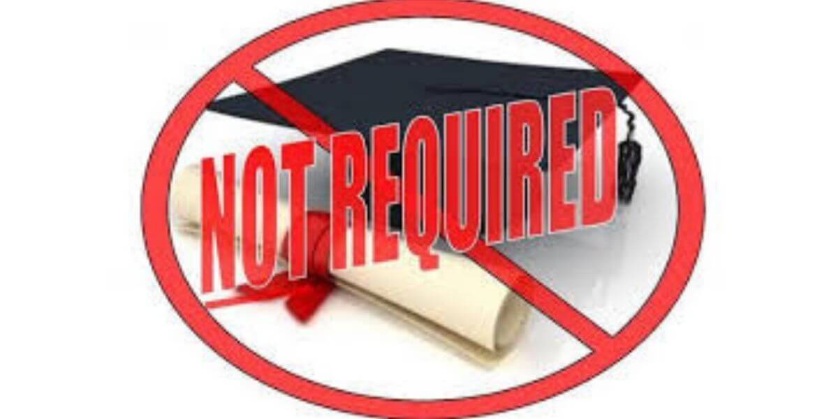 College degree not required to make money