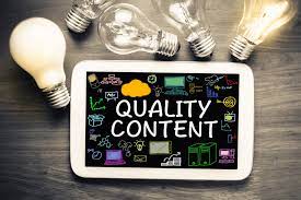 create quality content