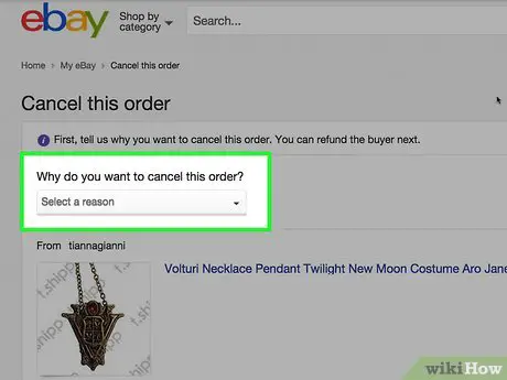 why cancel eBay order