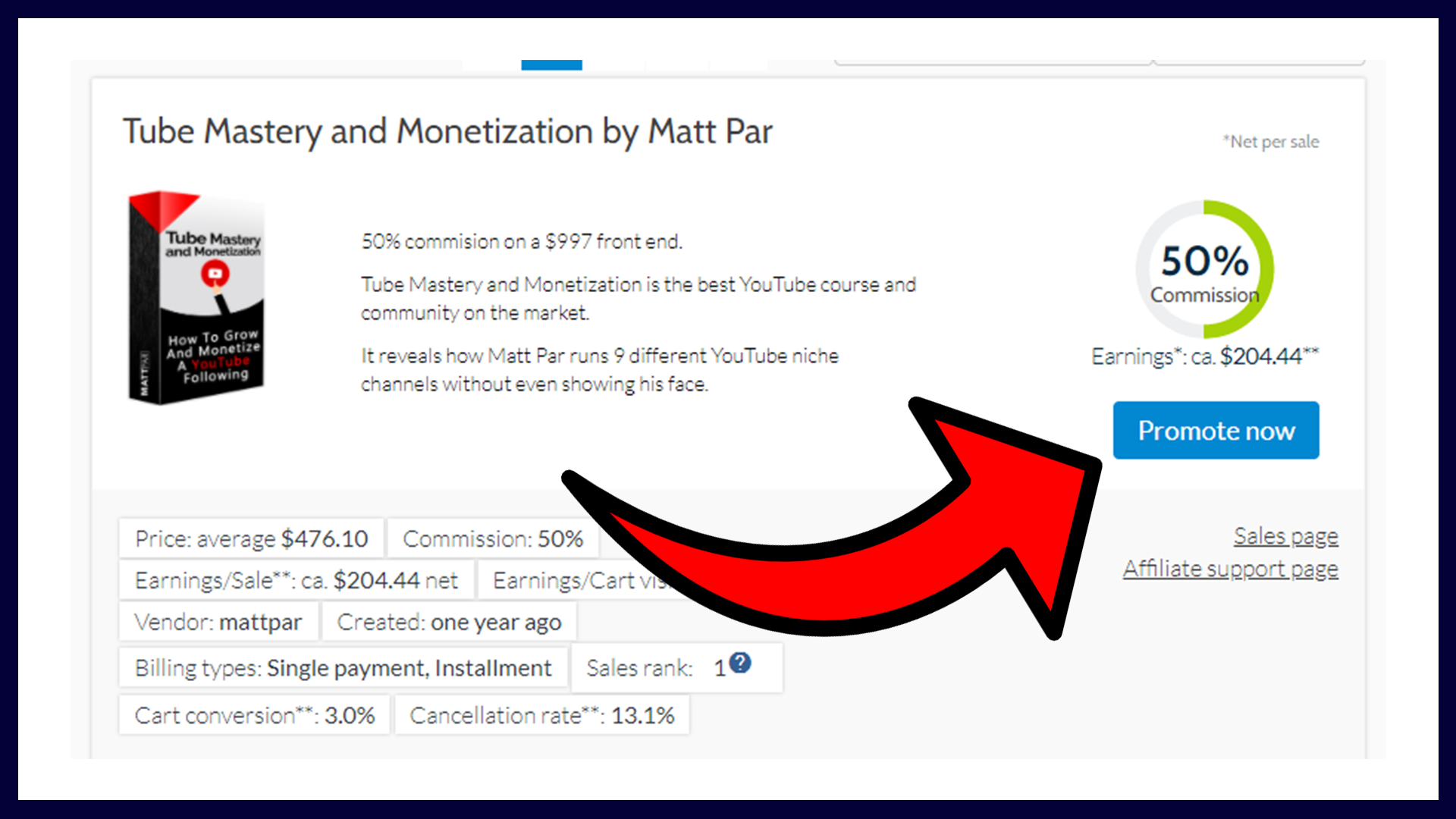 what affiliate links look like